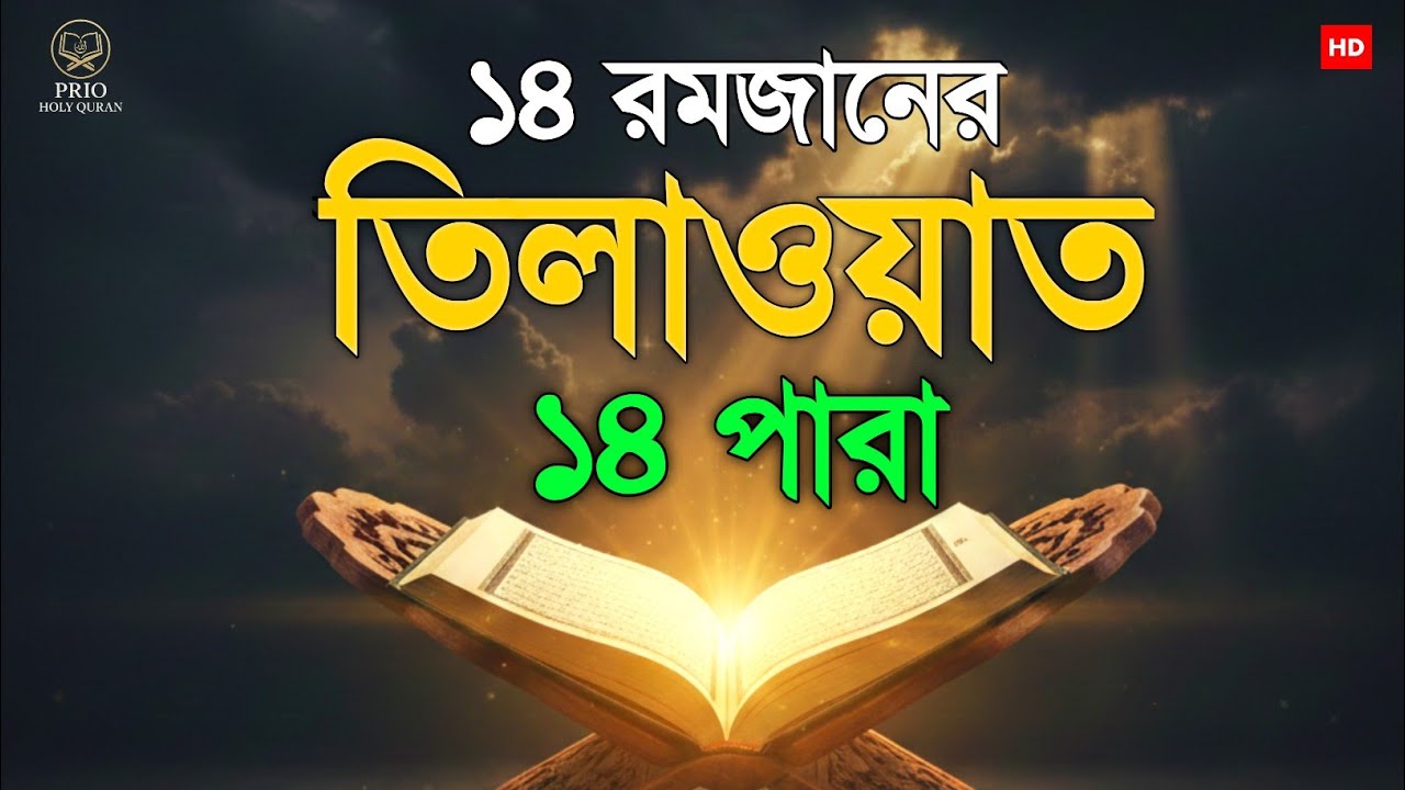 ১৪  রমজান ১৪ পারা তিলাওয়াত। 14 Ramadan 14 Para Tilawat | By Alaa Aqel 