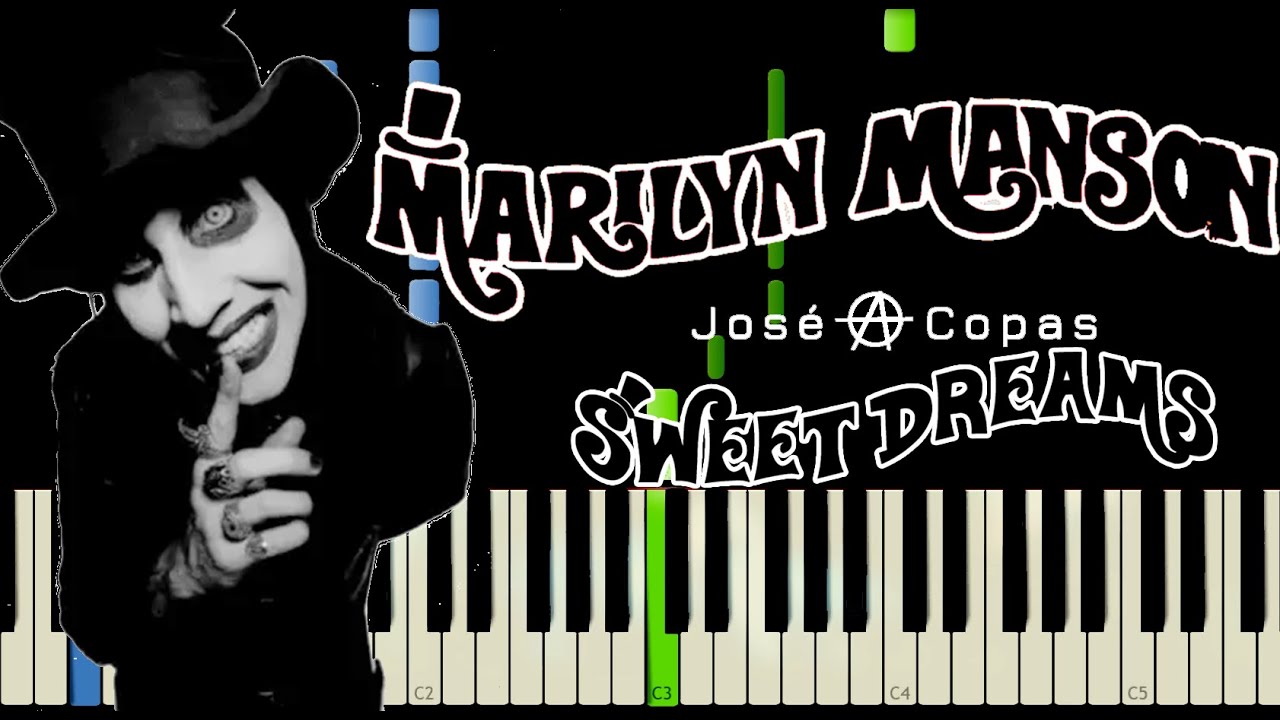 Marylin Manson - Sweet Dreams(Are Made Of This) (Piano Tutorial)