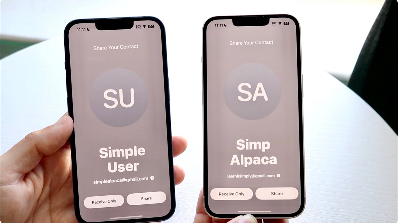 Как поделиться карточкой контакта на iPhone!