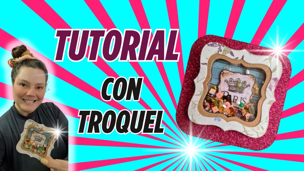 💖 SHAKER con Troqueles Paso a Paso | Scrapbooking Fácil y Creativo