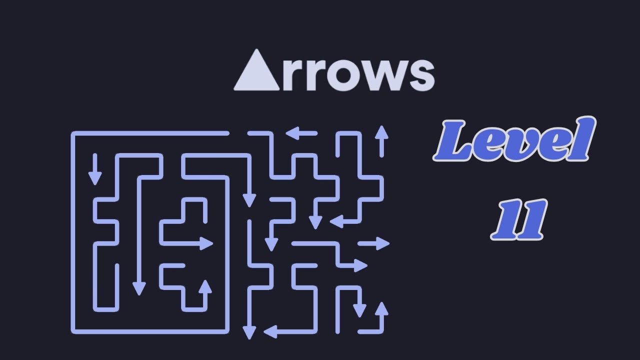 Arrows- Puzzle Escape Level 11 - No commentary Silent gameplay 