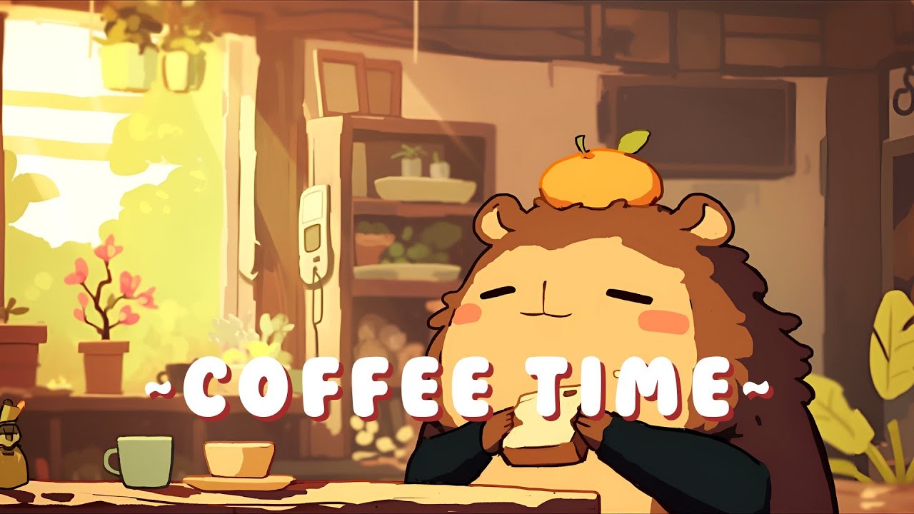 Capybara Lofi Collection - Chill Jazz Beats to Relax/Study ~ Tranquil Mood ~ 🌸 ☕ | Non Stop Music