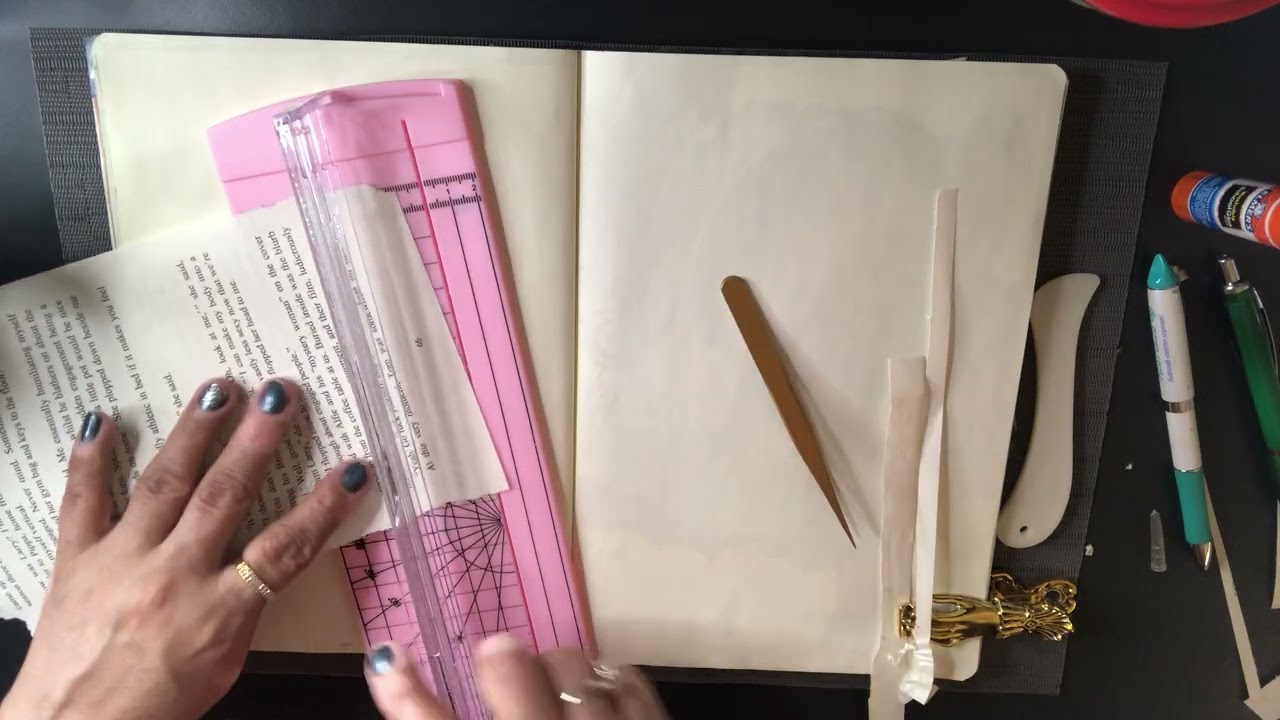 ASMR COLLAGE SCRAPBOOKING JUNK JOURNAL 