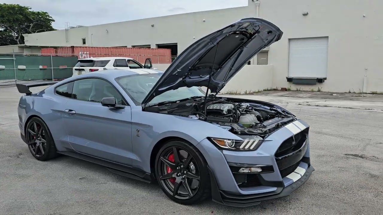 2022 Ford Mustang Shelby GT500 Heritage Edition with Track Package and hand painted stripes 