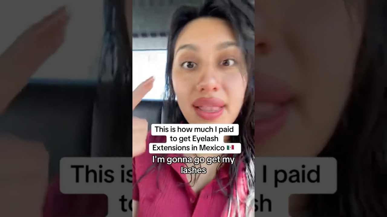 Getting EYELASH EXTENSIONS in Mexico #price #experience #mexico #eyelashextensions