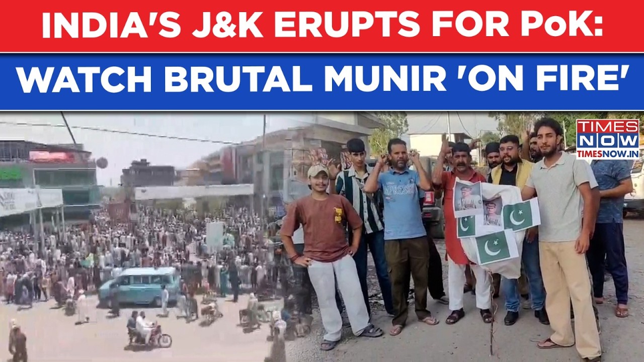 PoK Horror: India's J&K Erupts In Fury, Ex Soldiers Hit Streets, Pakistan's Munir 'On Fire'| Watch