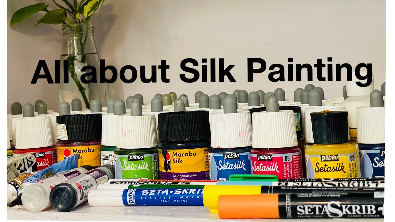 Learn to Paint with Silk paints | All you need to know to Get Started @PebeoPaints