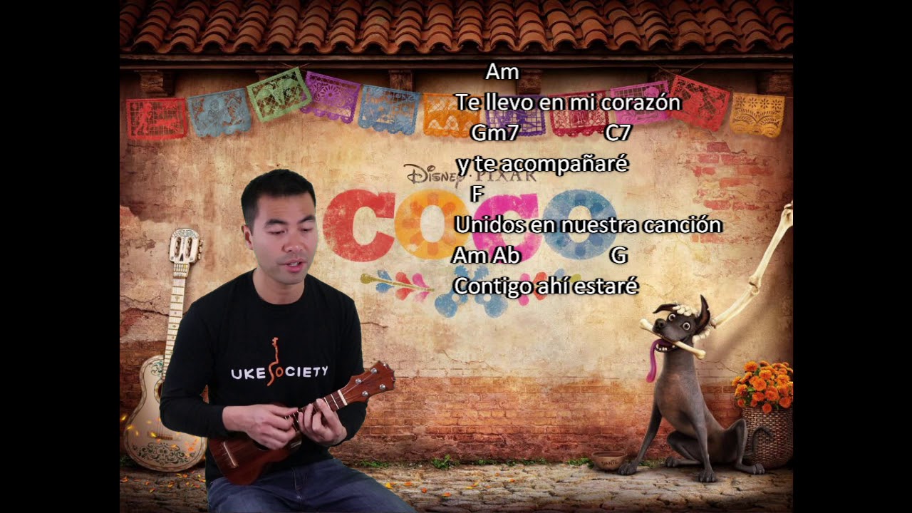 Remember Me from Coco | Ukulele cover & play-along | Level: Expert