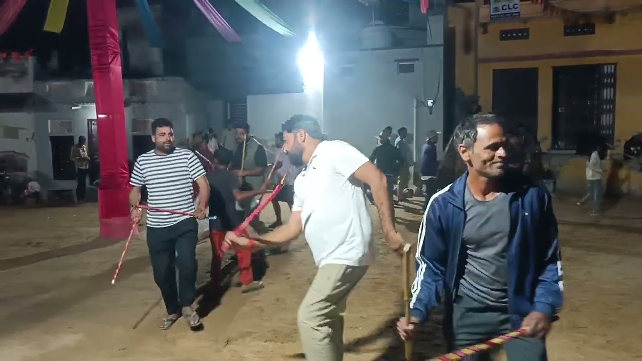 राजस्थान शेखावाटी Gindad Dance 🪩 Village Holi Dance 