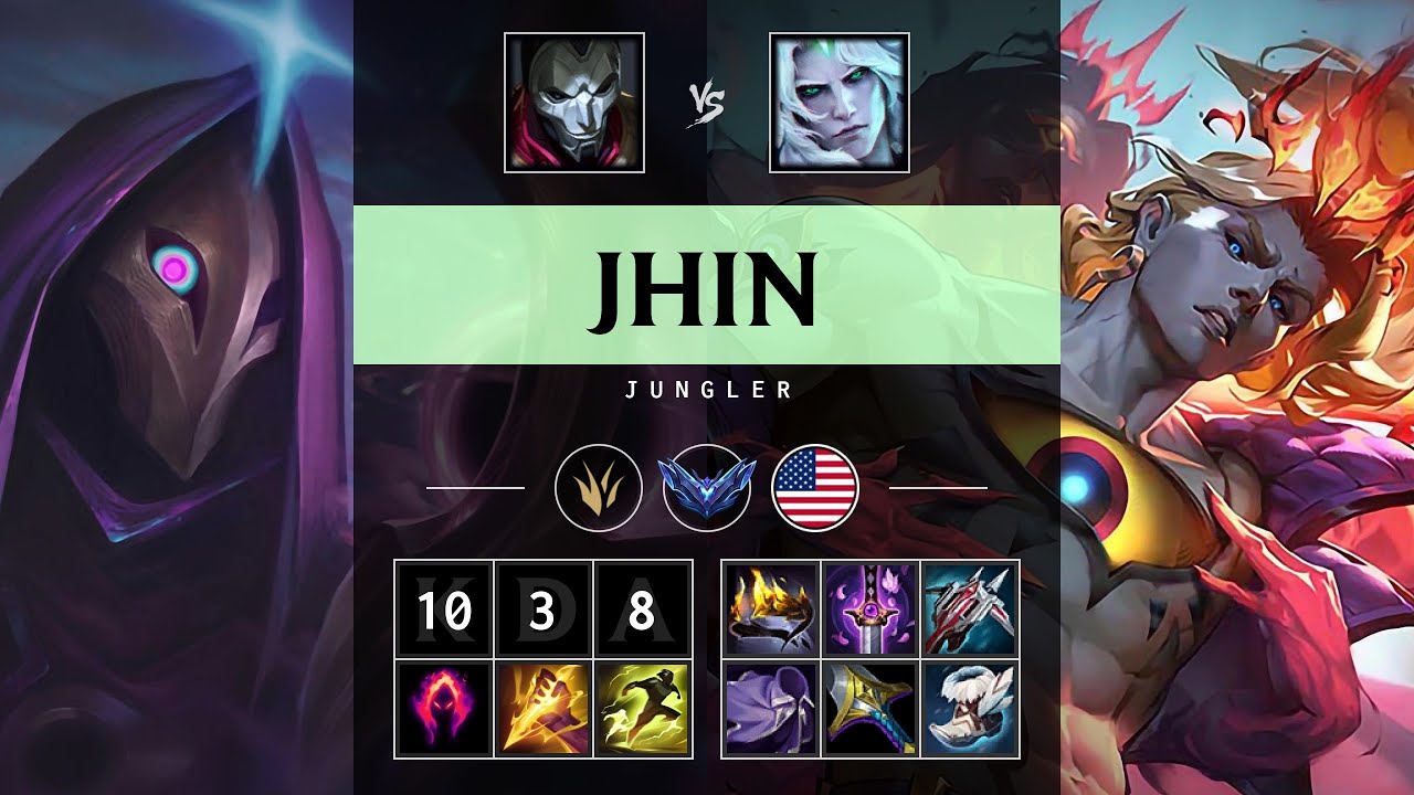 Jhin Jungle vs Viego - NA Diamond Patch 25.06