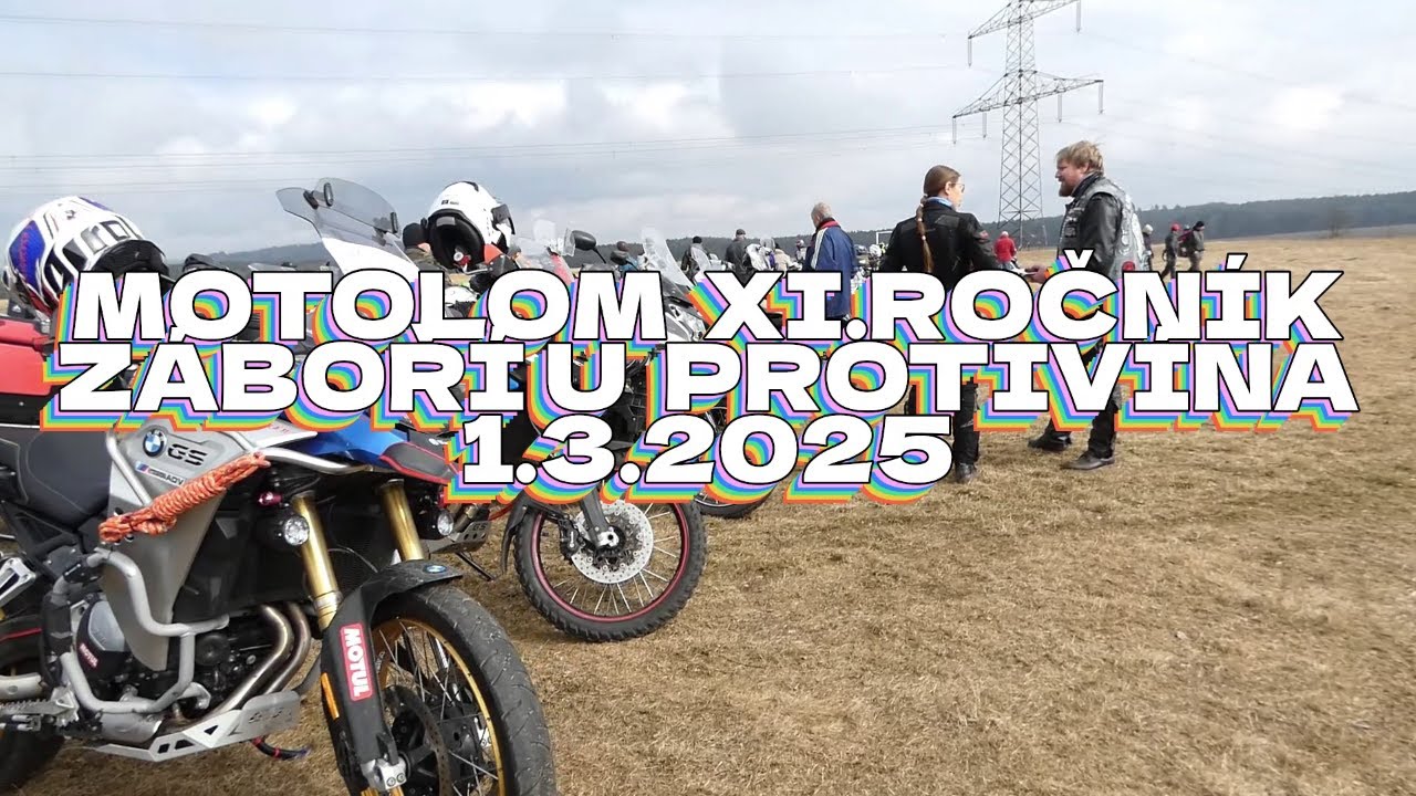 MOTOLOM XI.ROČNÍK / ZÁBOŘÍ U PROTIVÍNA 1.3.2025 / videosestřih