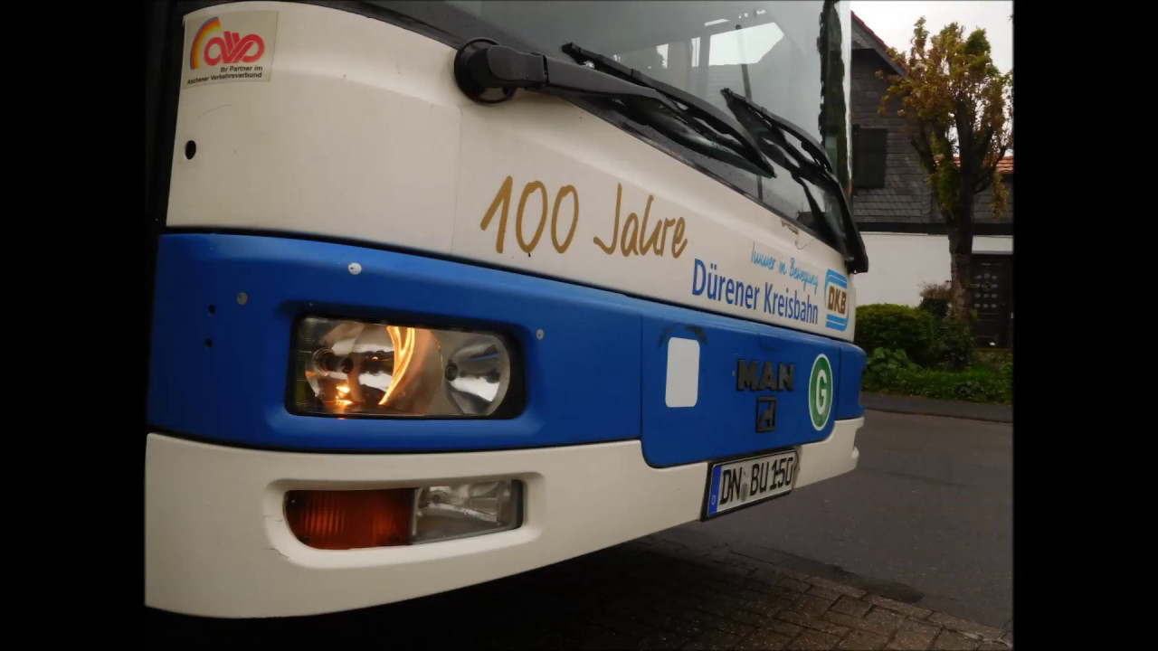 Kurze Mitfahrt im MAN NG313 der Dürener Kreisbahn [DN-BU 150][FullHD]