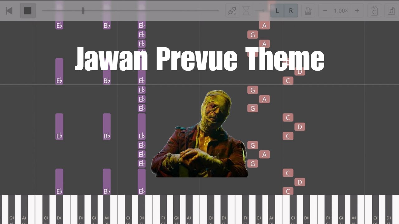 Jawan Prevue Theme | The Only Piano Cover You Need | Bollypiano