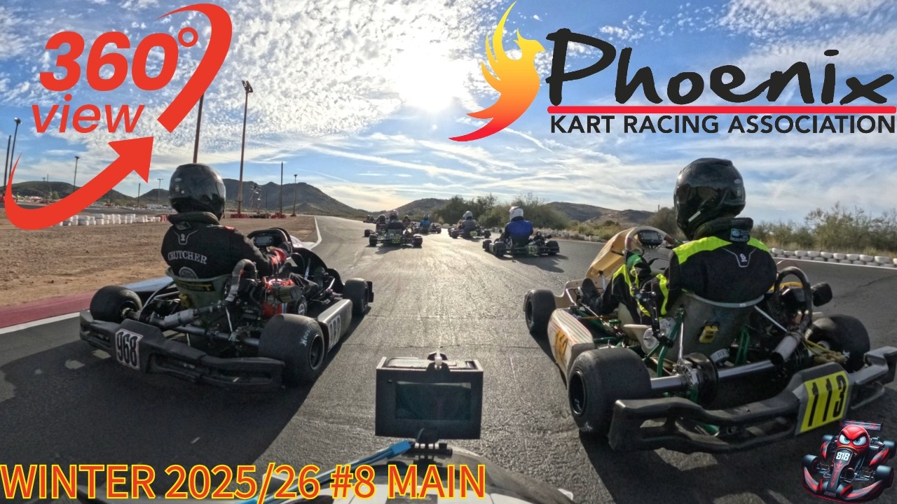 360° @ PKRA 2025/26 Winter #8 LO206 Sr. Main (Full Track CCW) 2-15-2026 (P16 to P10)