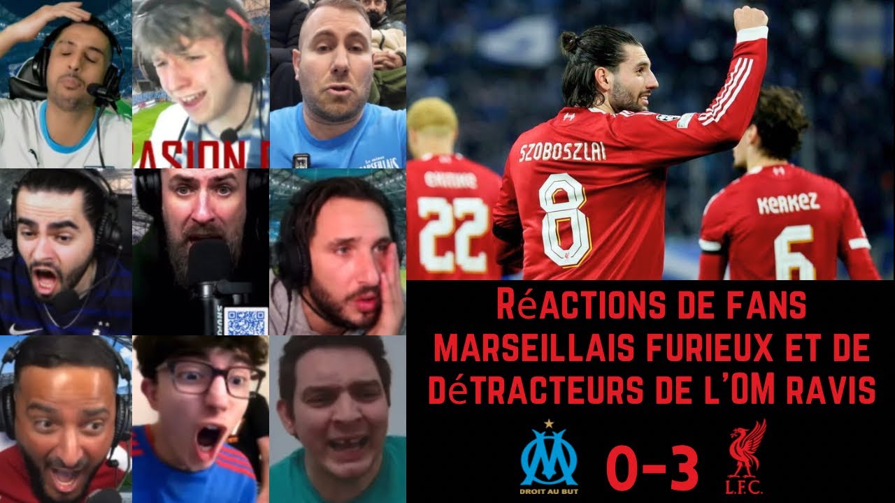 Fans marseillais furieux et détracteurs de l’OM ravis après MARSEILLE 0-3 LIVERPOOL | LDC J7