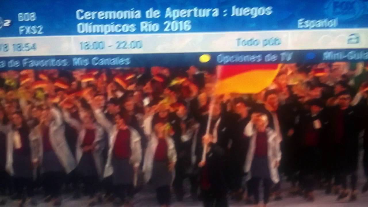 Directv Rio 2016 canales y mosaicos 05/08/2016
