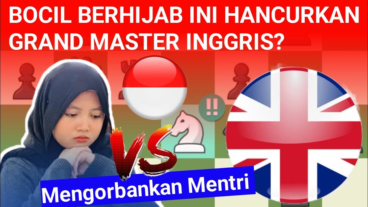 Momen langka..!!! Shafira si anak ajaib mempermalukan GM asal inggris..??