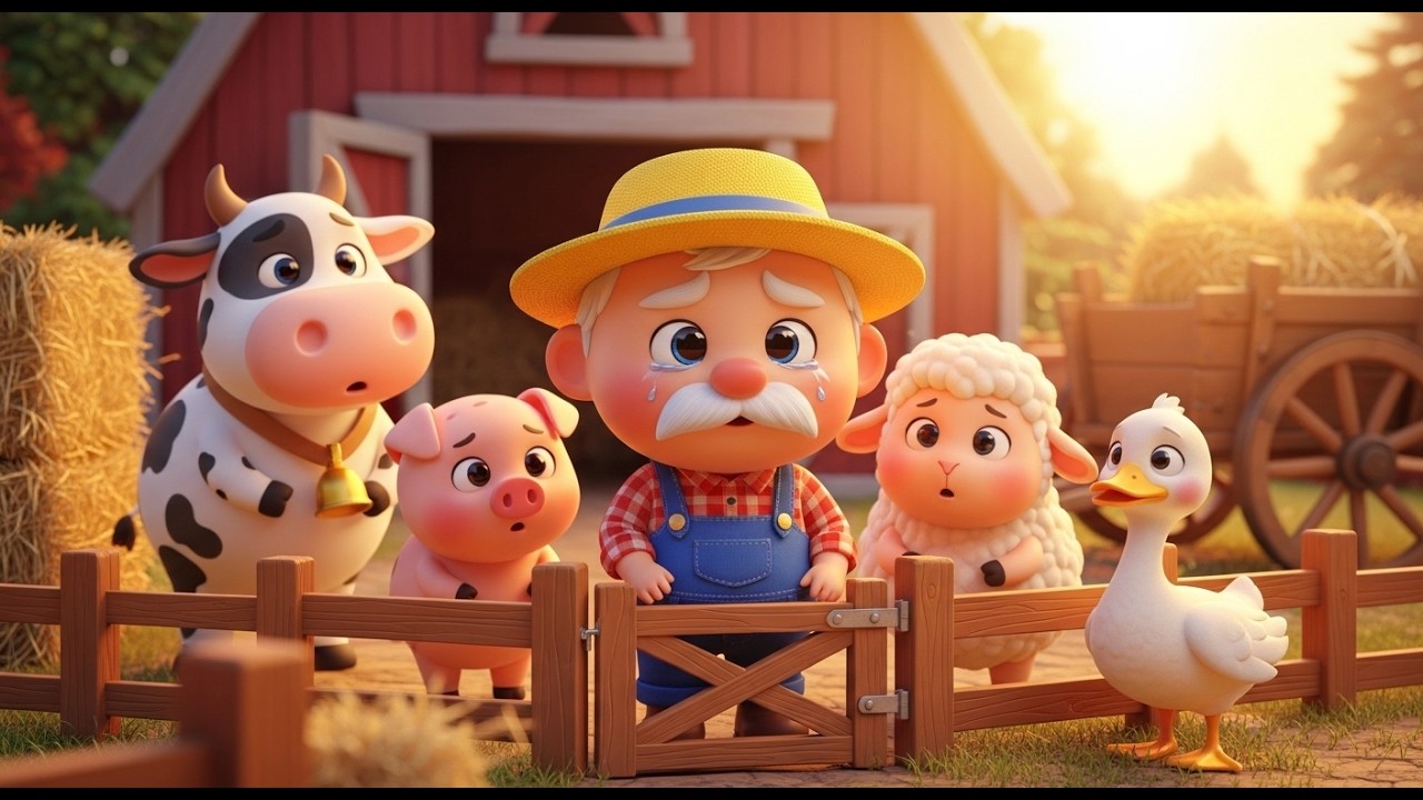 Old MacDonald 😢 Sells His Animals One by One | Sad & Shocking Farm Rhyme for Kids