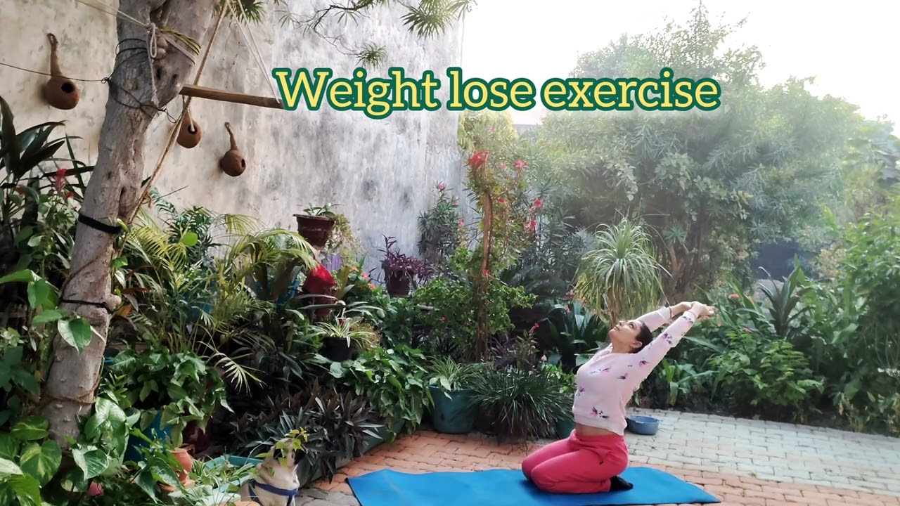 weight lose exercise (shweta tyagi yoga mom) 