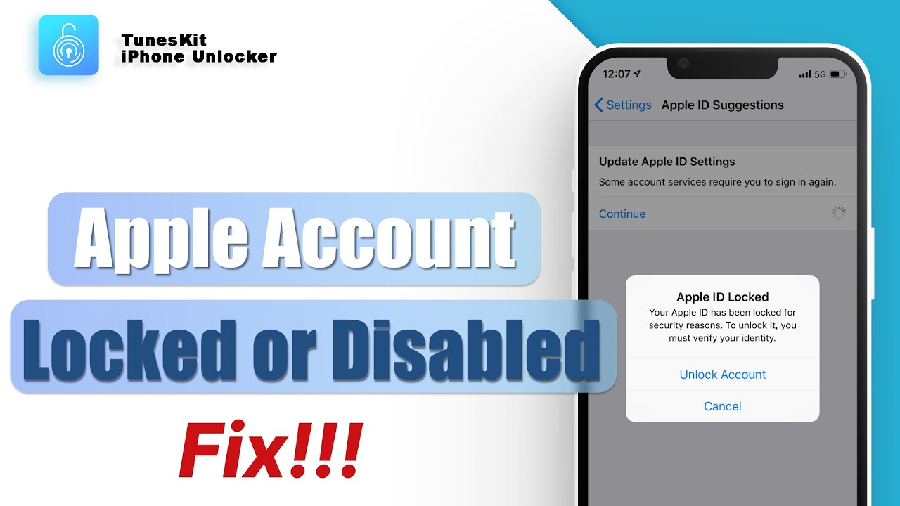 Apple Account Locked or Disabled? Here's How to Fix It!