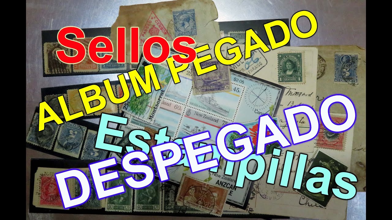 Como despegar estampillas y sellos de correo para nuestra colección filatélica de manera correcta