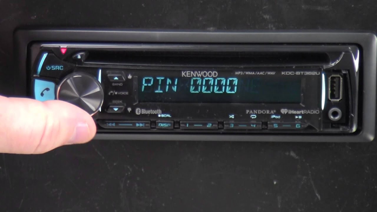 Kenwood KDC-BT362U - Out of The Box