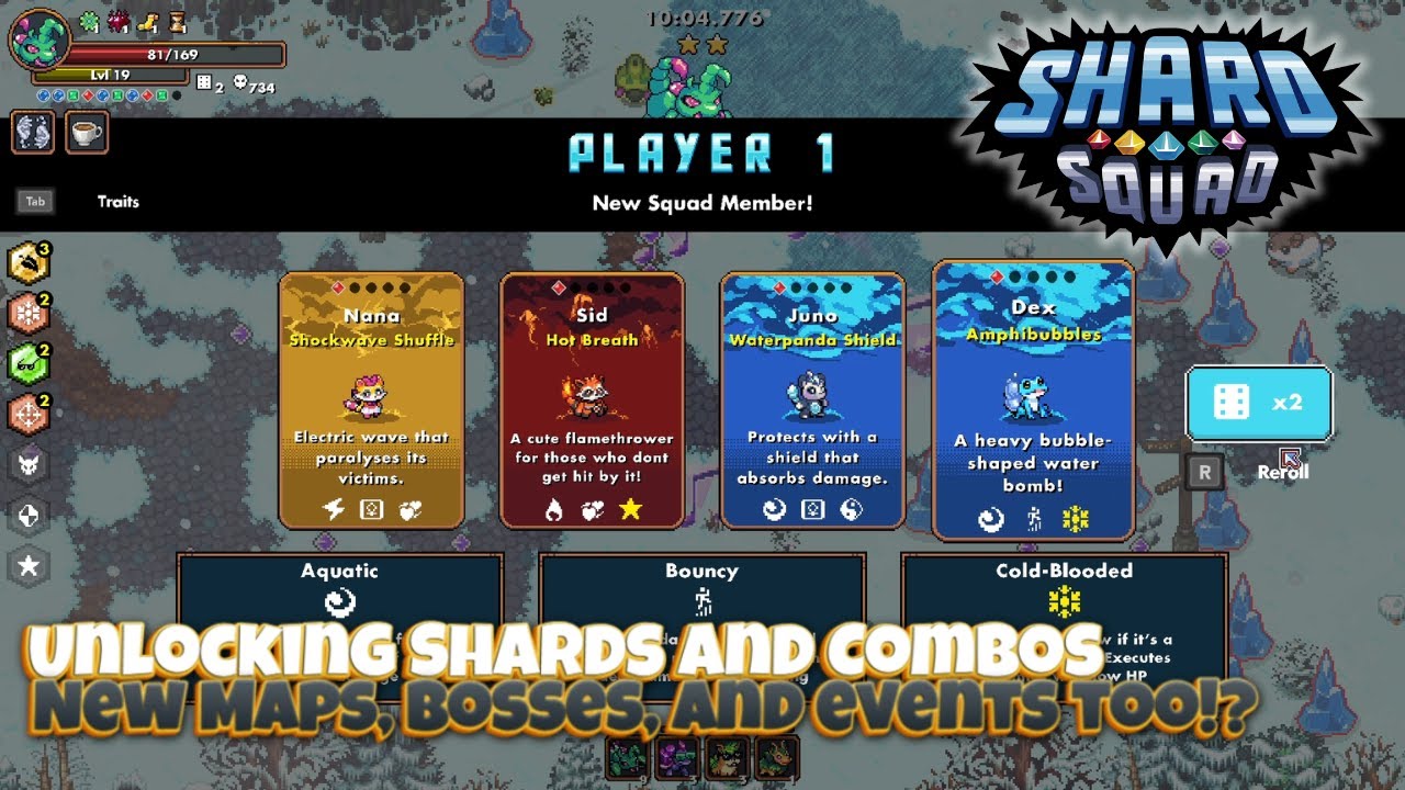 More New Shards, Maps,  Bosses, and Events?! S-tier Rougelite on Content! | Shard Squad