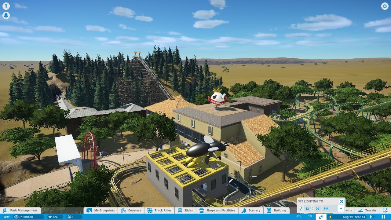 Planet Coaster Park Showcase - 3 Epic THEMED Roller Coasters!
