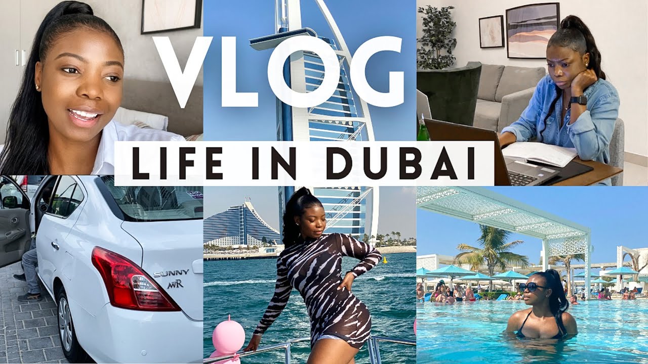 VLOG | LIFE IN DUBAI | Finding an Apartment | Working Remote (U.S. time) |  First Time Driving.
