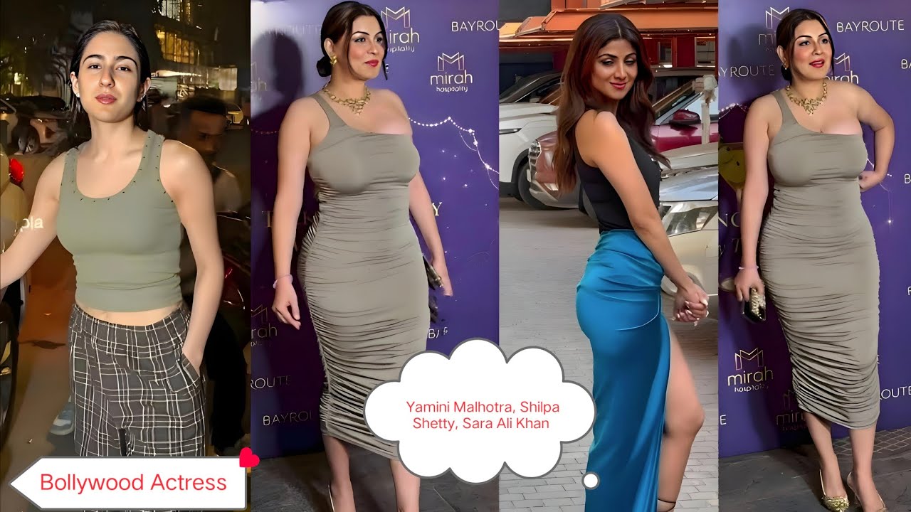 Bollywood Actresses | Yamini Malhotra | Shilpa Shetty | Sara Ali | Latest Viral Video 🥰 #bollywood 