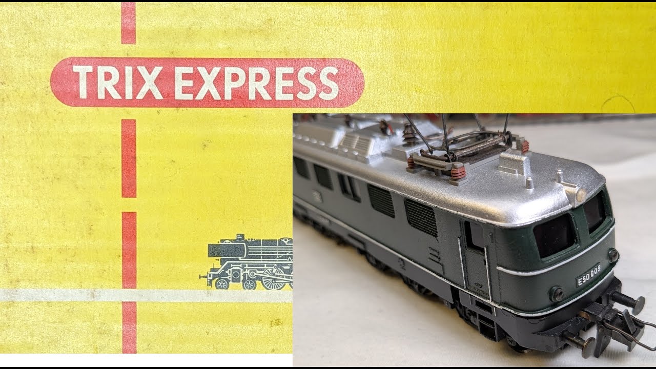 Trix Express - E50 mit 2 Motoren auf Vordermann bringen. Wieder keine Ahnung - und davon ganz viel!