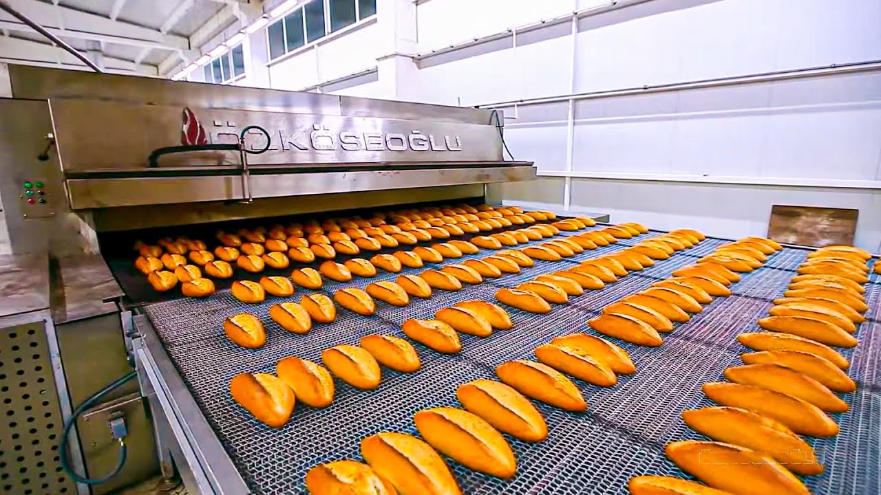 Bread Making Process | Modern Food Processing Technology | Amazing Bread Production Line in Factory