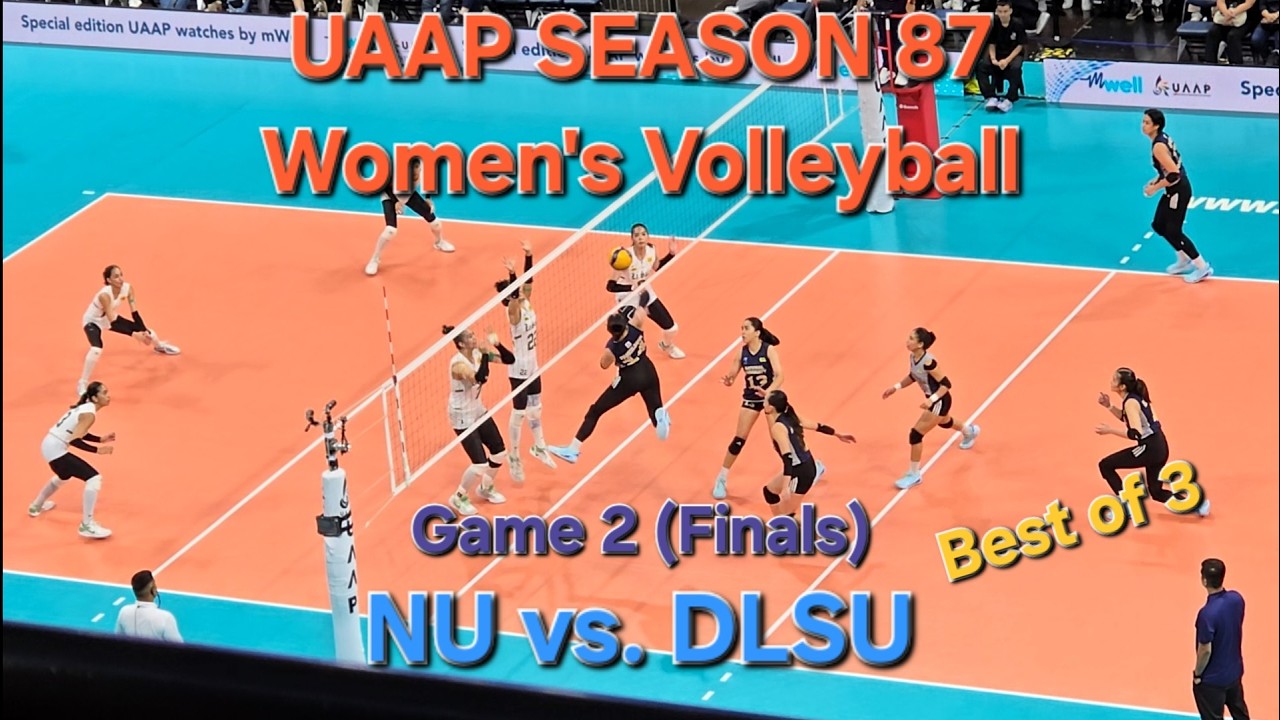 NU vs. DLSU, Game 2, Finals, UAAPS87, Women's Volleyball, May 14, 2025