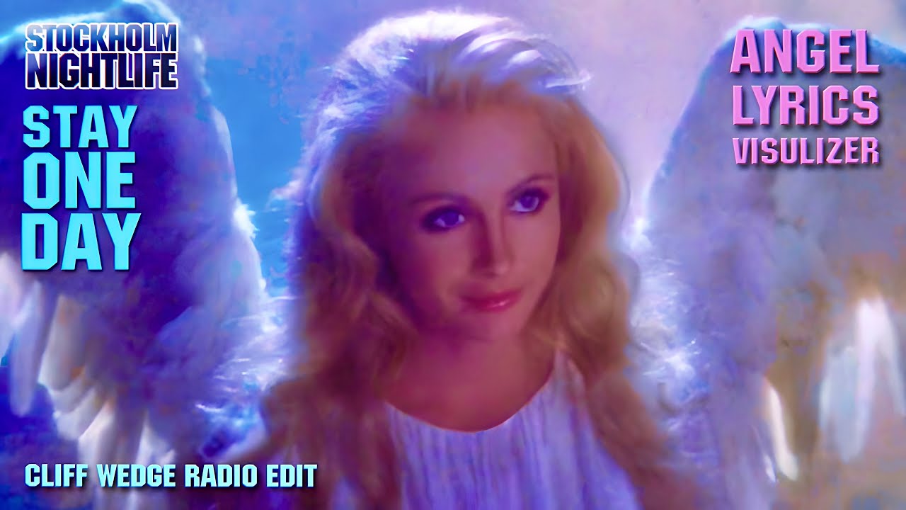 STAY ONE DAY ★  [ ANGEL Lyrics Visulizer ★ ]  Feat. Cliff Wedge 80´s Radio Remix