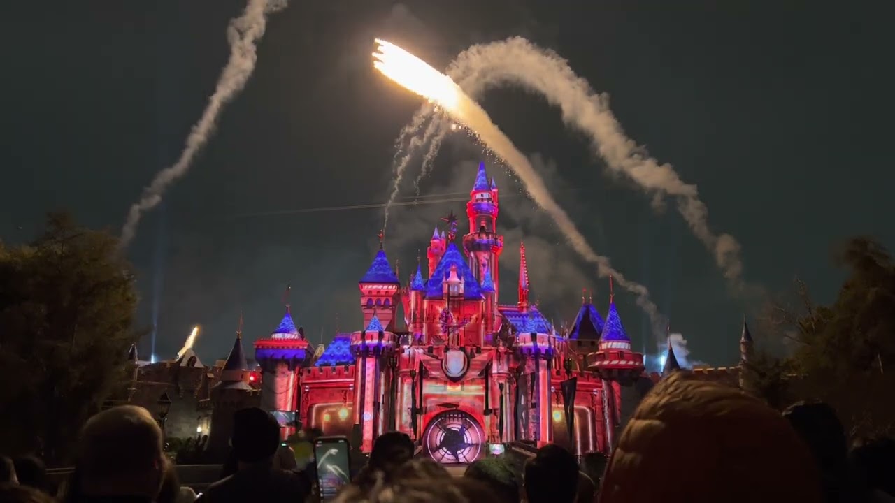 Wondrous Journeys fireworks at Disneyland | Disney100 show