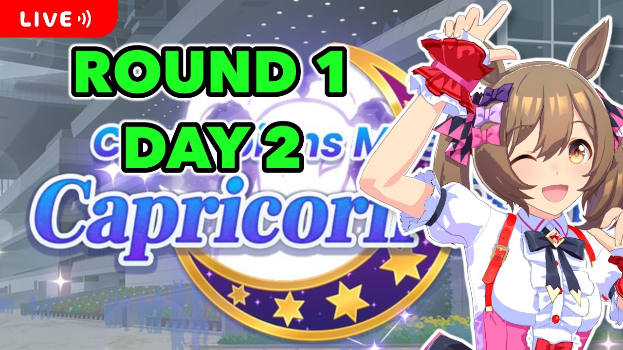 🔴VALENTINE'S DAY GAMBLING! CAPRICORN CUP! ROUND 1 DAY 2! - Uma Musume