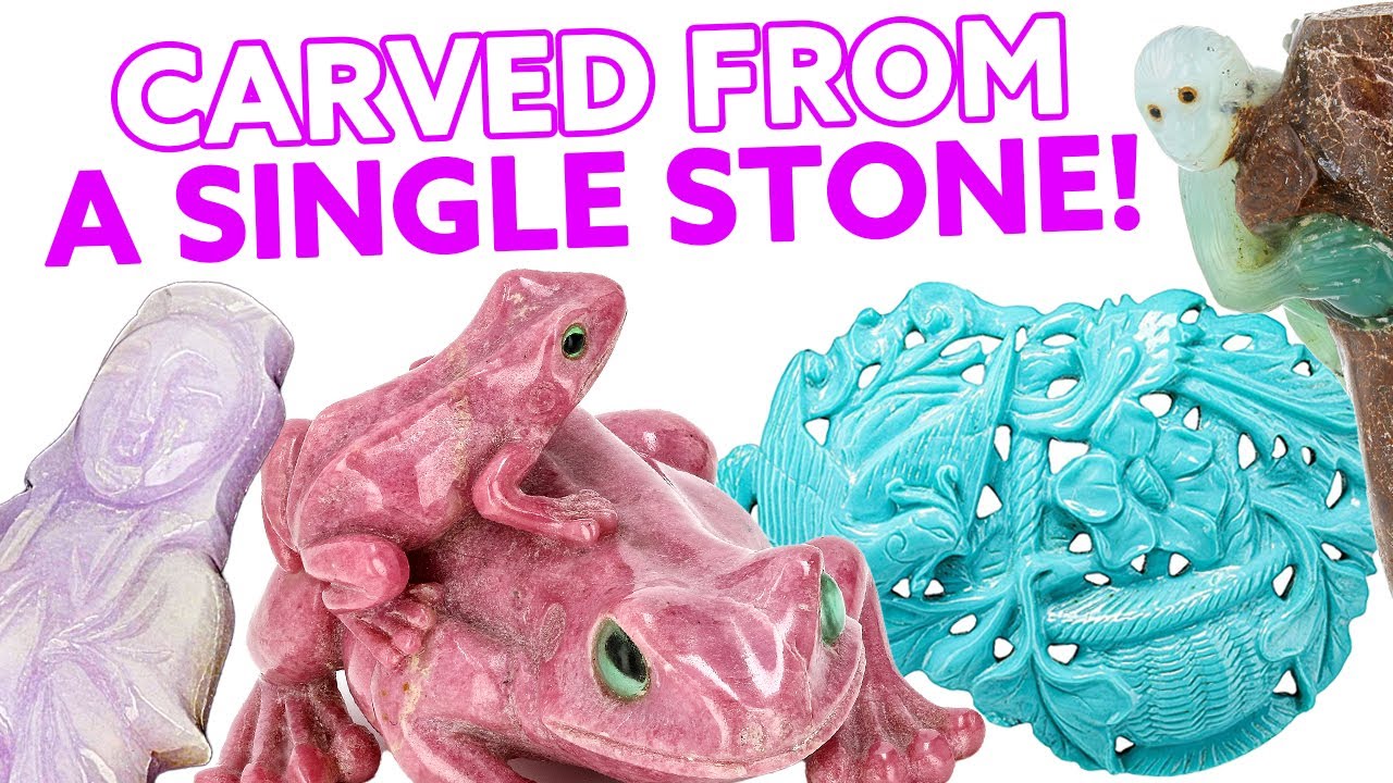 Unboxing Gemstone Creations - Deity Sculptures, Animal Carvings, More!