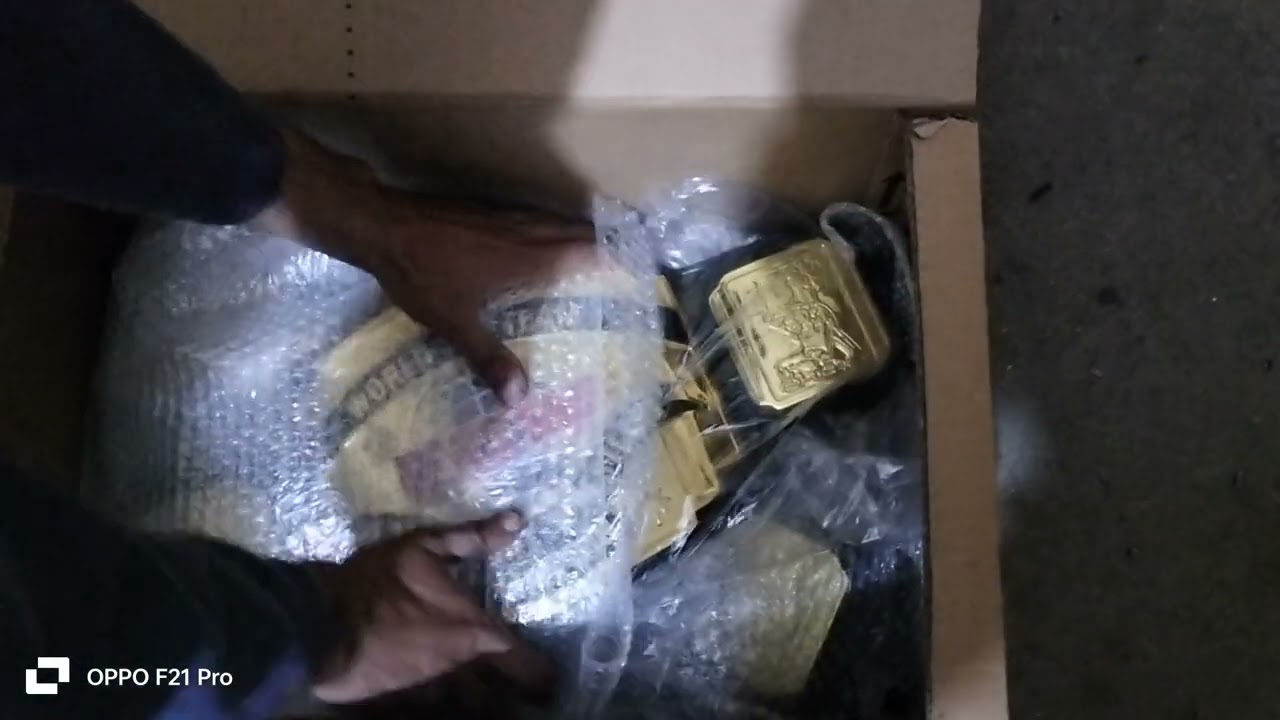 NEW ECW TITLE BELTS , MADE THE NEW JS BELT VIDEO.READY TO SHIP IT.#jsbelt #leatheraccessory .