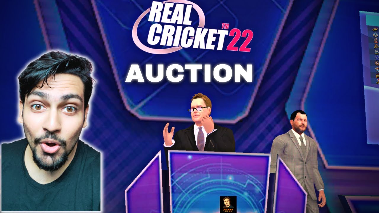 RCPL/IPL Auction Live | Real Cricket 22 Auction Live - RtxVivek