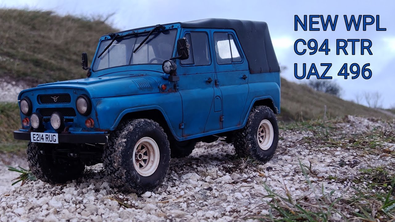 NEW WPL C94 - 1/12 Licenced UAZ 469 - Stock + Wheels & WPL Tyres