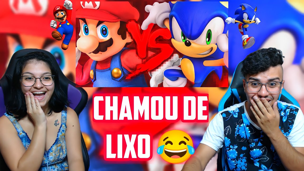 REAGIMOS AO Mario VS. Sonic 2 | Duelo de Titãs Part. Dukrl