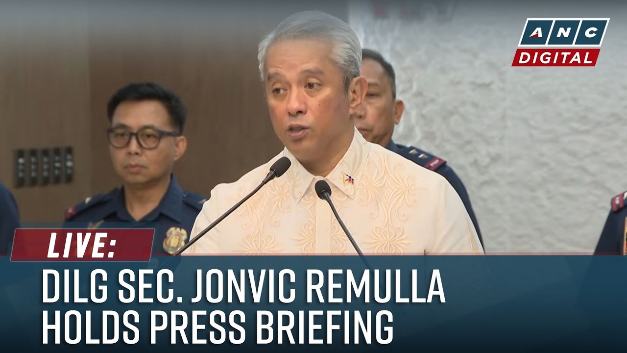 LIVE: DILG Sec. Jonvic Remulla holds press briefing | June 9, 2026