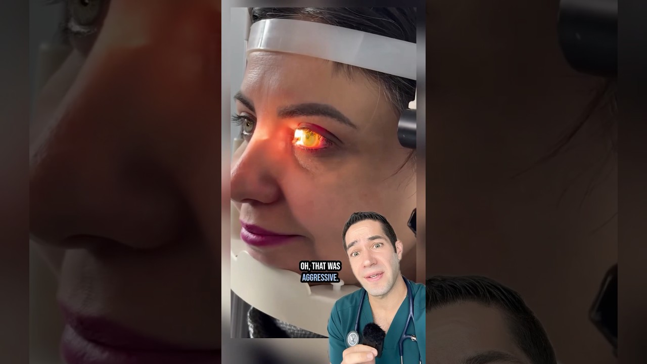 What&rsquo;s in her eye?!