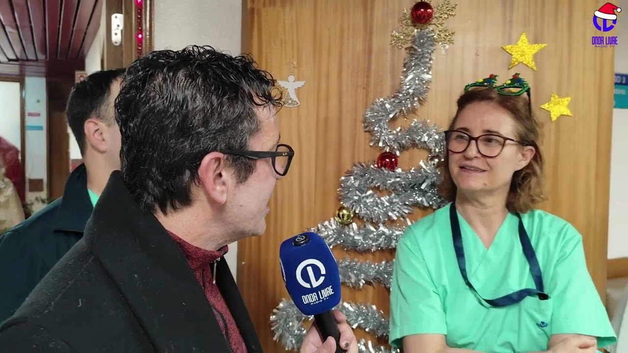A consoada dos profissionais de saúde no Hospital de Macedo de Cavaleiros