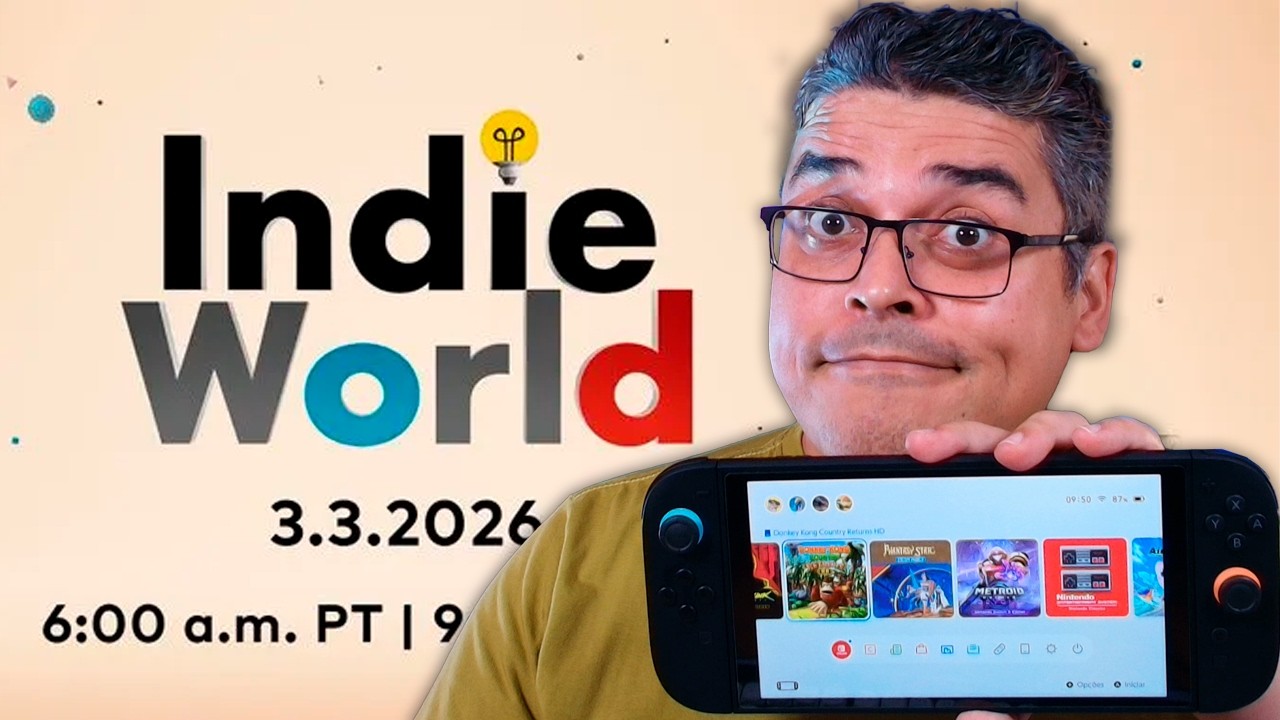 React do Nintendo Indie World 03-03