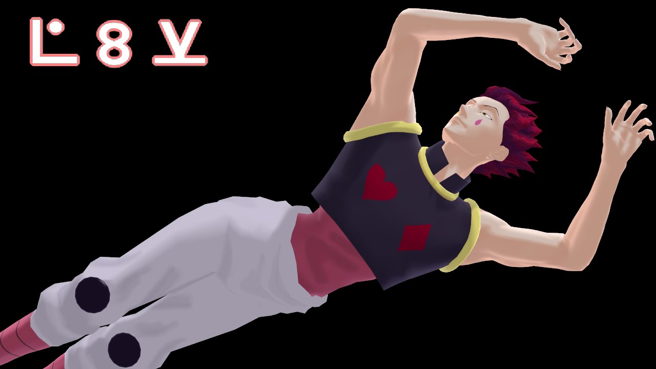 【MMD HxH】Womanizer ヒソカと二人のバックダンサーさんで Hisoka with two back dancers HUNTER x HUNTER