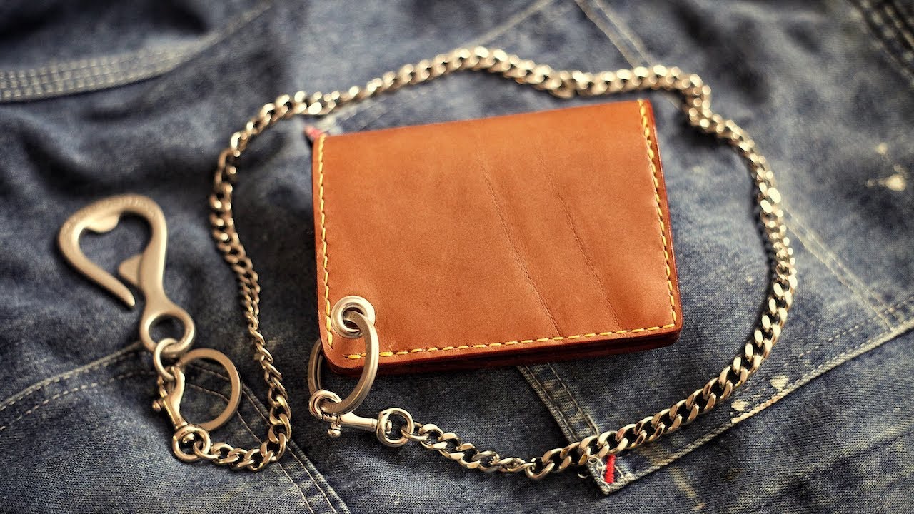 Making a Leather Chain Wallet