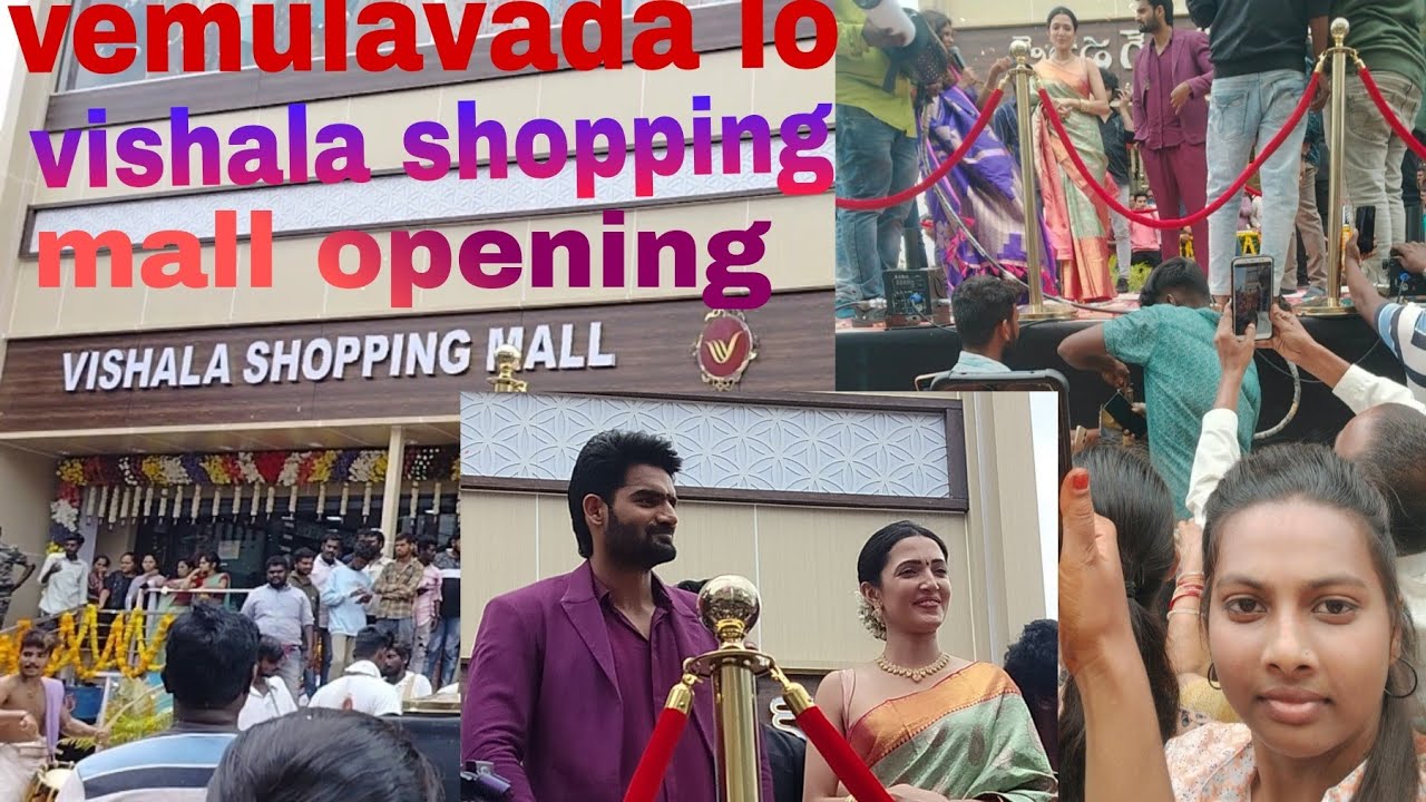 vemulavada lo vishala shopping mall opening...