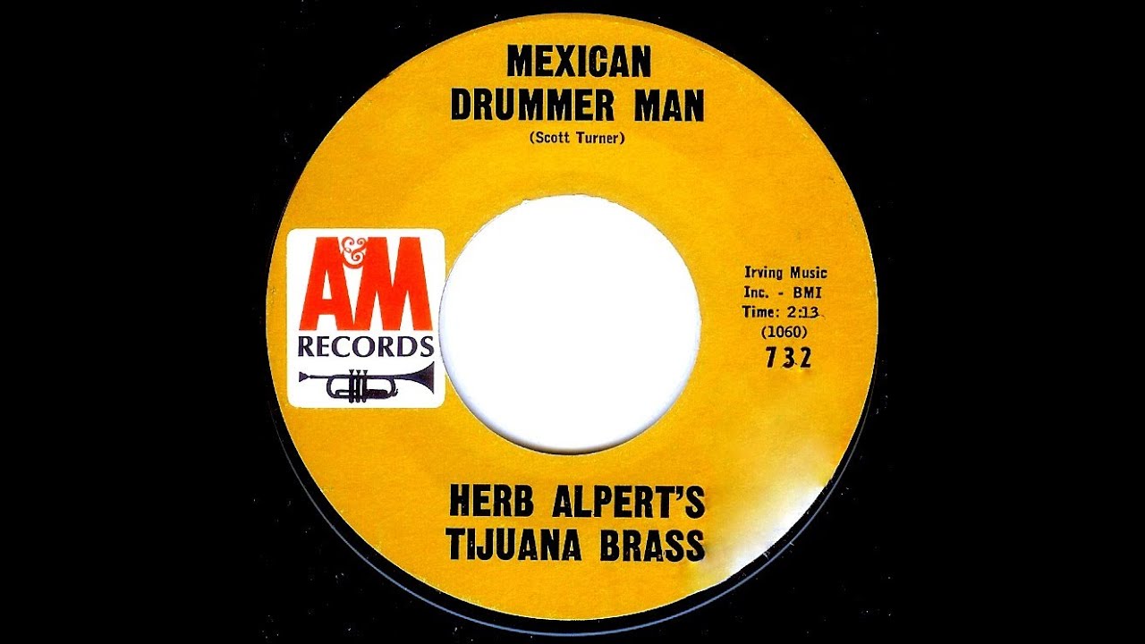 Tijuana Brass (Blossoms & Hal Blaine) - MEXICAN DRUMMER MAN  (Gold Star Studios)  (1964)