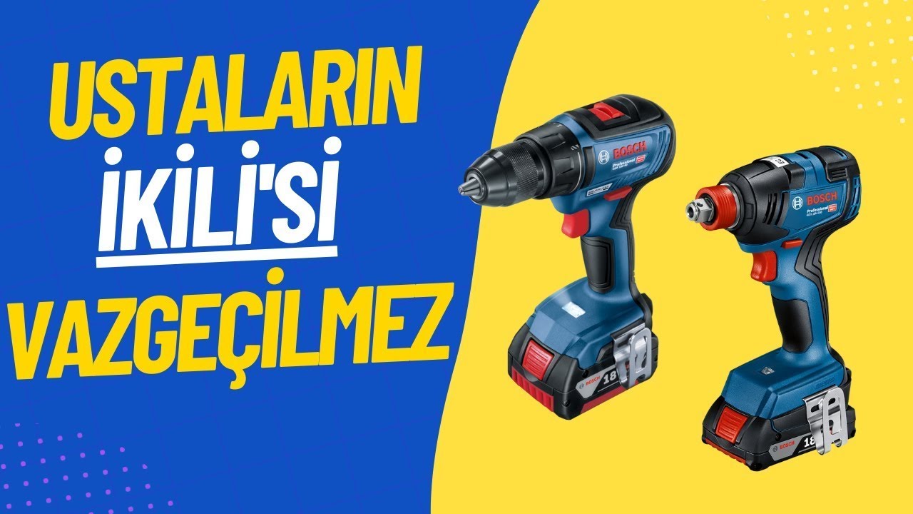 USTALARIN VAZGEÇİLMEZ İKİLİSİ GSR 18V-50 VE GDX 18V-200